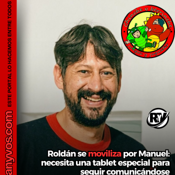 Roldán solidaria: Manuel Hegi necesita una tablet de $20 millones por su ELA